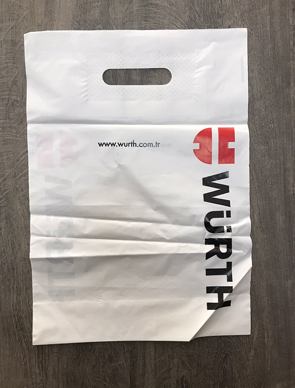 2 Renk Baskılı Mağaza Poşeti 30x35