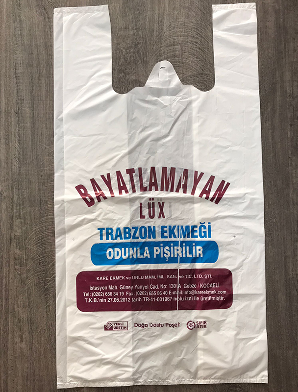 28x50 Baskılı Atlet Fırın Poşeti