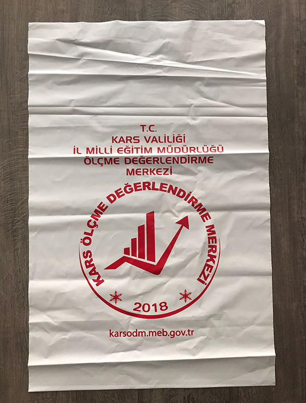 30x40+5 Tek Renkli Baskılı Kargo Test Poşeti