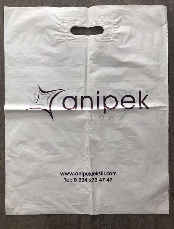 40x50 2 Renk Baskılı Giyim Mağazası Poşeti
