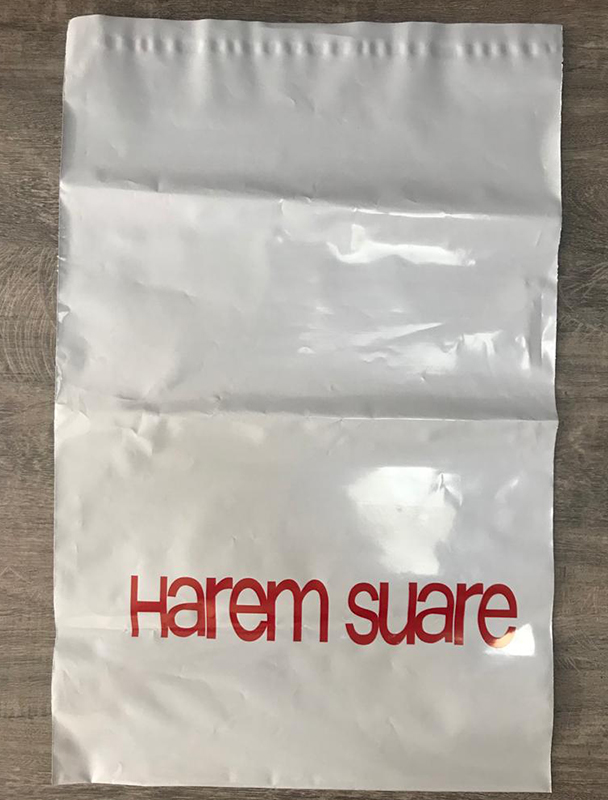 Tek Renk Baskılı Kargo Poşeti 30x38+5