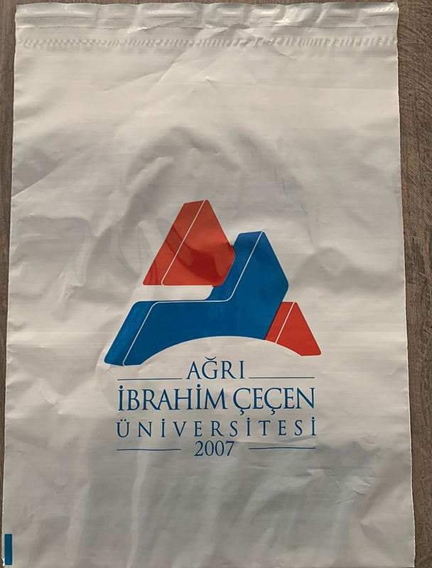 İki Renkli Kargo Poşeti
