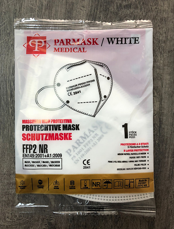 Şeffaf Baskılı Maske Poşeti