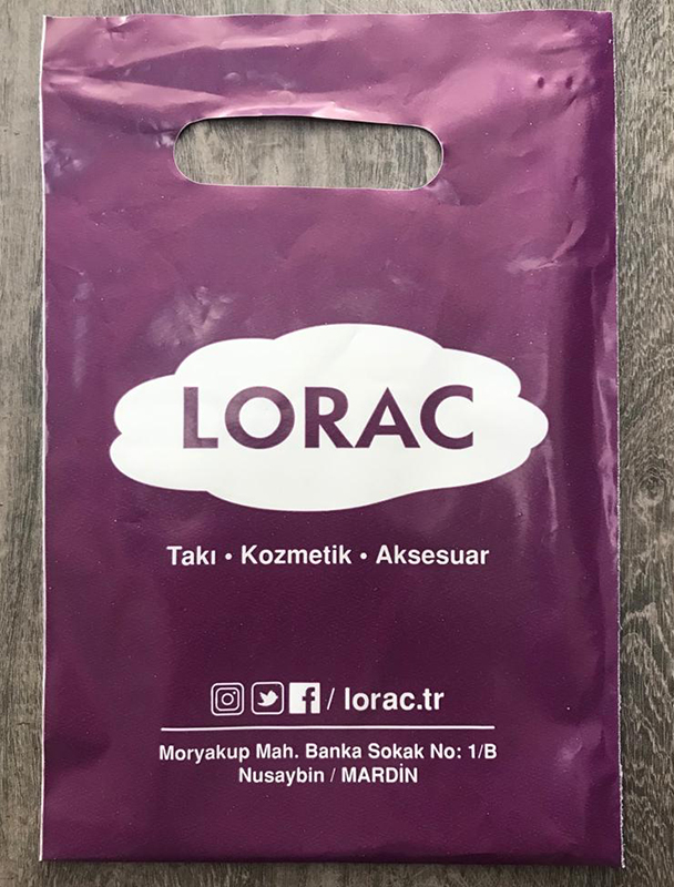 Tek Renk Baskılı Kozmetik Poşeti