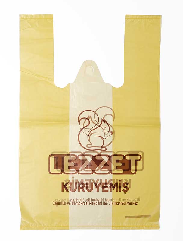2 Renk Baskılı Atlet Poşet