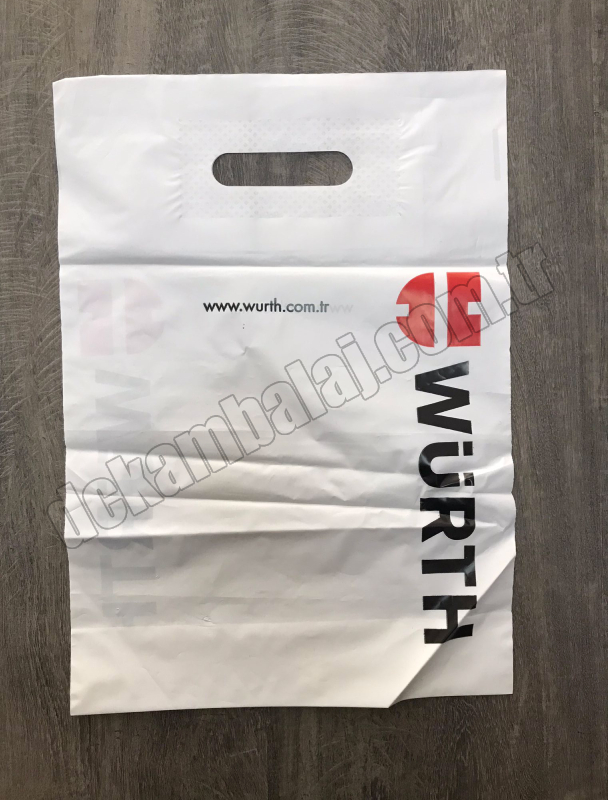 30x35 2 Renk Basılı Mağaza Poşeti