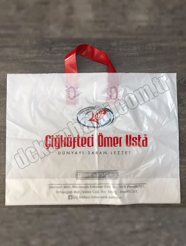 45x35 2 Renk Baskılı Çiğ Köfteci Poşeti